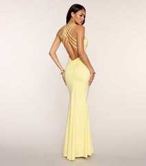 Caitlyn Strappy Open Back Formal Dress