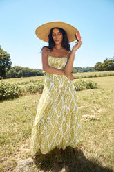 Tropic Trails Maxi Dress Green