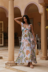 Tropical Bloom Maxi Dress Floral