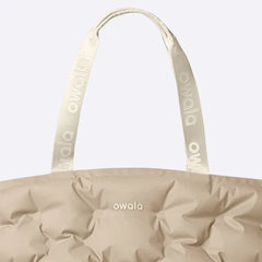 Owala The Cloud Inflatable insulation. Packs flat. 16L capacity Beige Babe