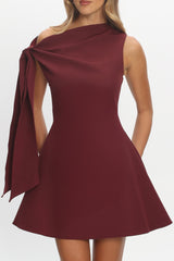 It���s A Match Mini Dress Burgundy