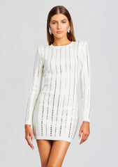 Virginia Embellished Knit Dress