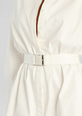 Posh Poplin Shirt Dress