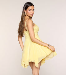 Lace Daydream Mesh A-Line Mini Dress