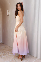 Ready For It Strapless Maxi Dress Yellow