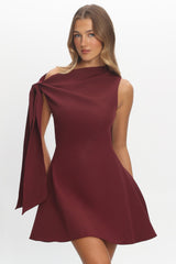 It���s A Match Mini Dress Burgundy