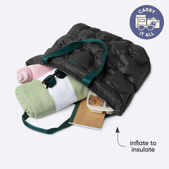 Owala The Cloud Inflatable insulation. Packs flat. 16L capacity Night Mode