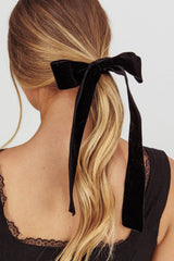 Marabell Bow Hairband Black