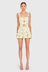 Lena Romper in Trellis