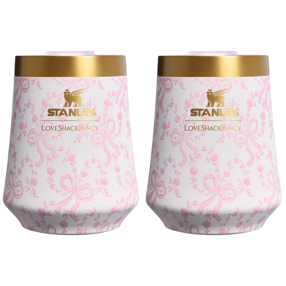 Stanley 1913 x LoveShackFancy Holiday The Reserve Wine Tumbler Set | 11 OZ (2-pack)